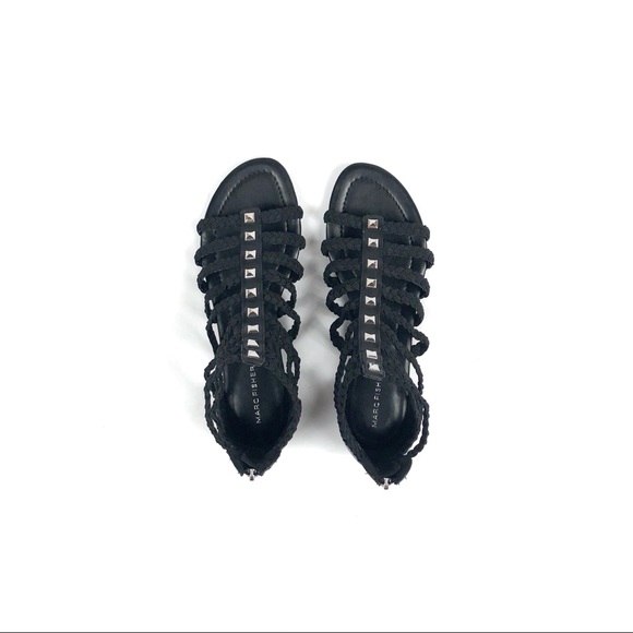 marc fisher pepita gladiator sandals